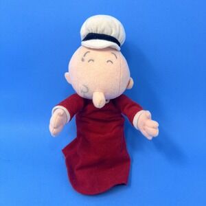 Vintage Popeye Stuffins 1999 Plush Stuffed Toy Doll in Red Outfit & White Hat 8"